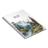 Hirsch Natur Notizblock (Rechte Seite)