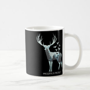 Hirsch - Naturwaldtier - Erhaltung und Ameise; Pro Kaffeetasse
