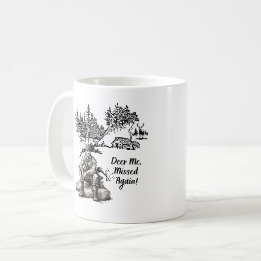 Hirsch, nochmal vermisst! kaffeetasse (Vorderseite Links)