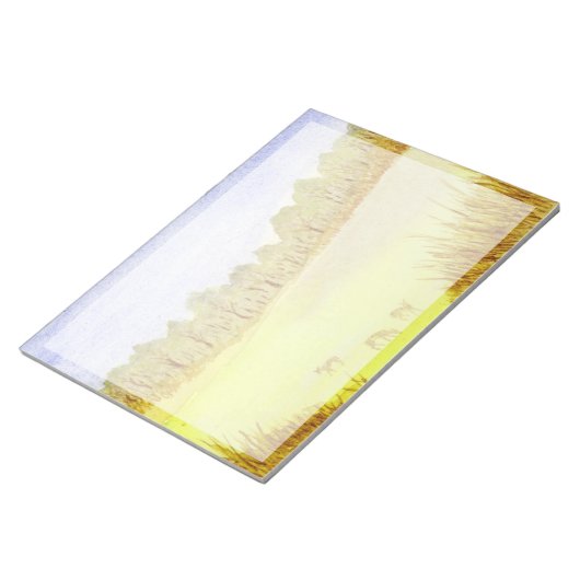 Hirsch Notizblock (angewinkelt)