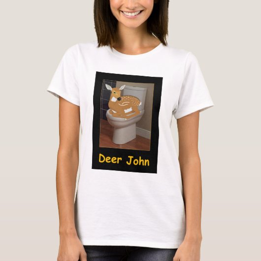 Hirsch oder lieber John T-Shirt (Vorderseite)