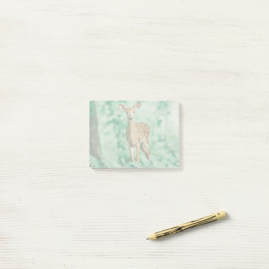 Hirsch Post-it Klebezettel (Auf Schreibtisch)