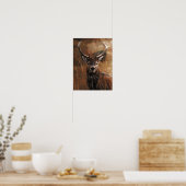 Hirsch Poster (Küche)