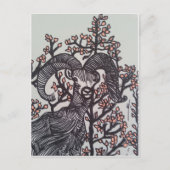 Hirsch Postkarte (Vorderseite)