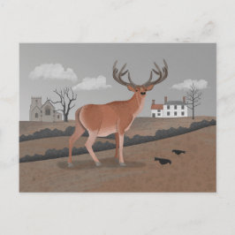 Hirsch Postkarte