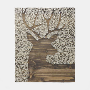Hirsch Print Fleece Blanket