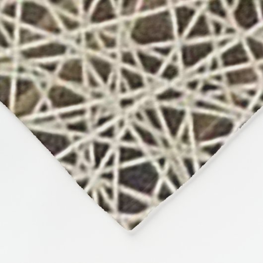 Hirsch Print Fleece Blanket (Ecke)