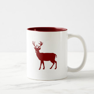 Hirsch-Rotwild Zweifarbige Tasse
