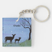 Hirsch Schlüsselanhänger (Rückseite)