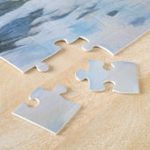 Hirsch Schnee Natur Kunst Großes Puzzle (Seite)