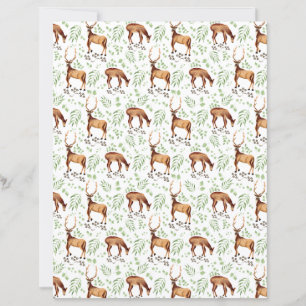 Hirsch Scrapbook Papier