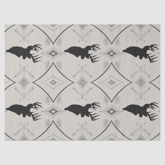 Hirsch Seidenpapier (Vorderseite)