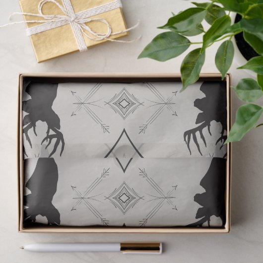 Hirsch Seidenpapier (Geschenk)