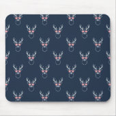 Hirsch-Silhouette-Mauspad Mousepad (Vorne)