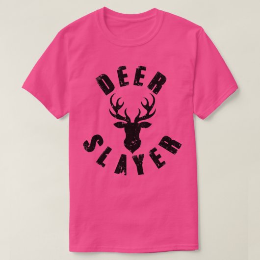 Hirsch Slayer Hunter Jagd Buck Sportsman T-Shirt (Design vorne)