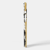 Hirsch/Stag Birch Tree Personalisieren iPhone Case (Rückseite / Links)