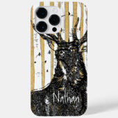 Hirsch/Stamm Birch Tree Personalisieren iphone Case-Mate iPhone Hülle (Rückseite)