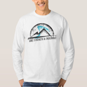 Hirsch-Stärken-u. Ausdauer-lange Hülse T-Shirt