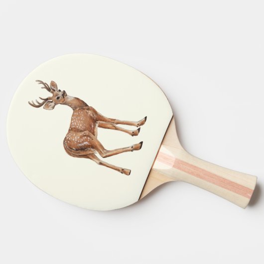 Hirsch Tischtennis Schläger (Seitenansicht)