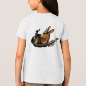 Hirsch Tri-Blend Shirt (Rückseite)