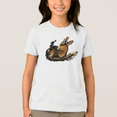 Hirsch Tri-Blend Shirt (Vorderseite)