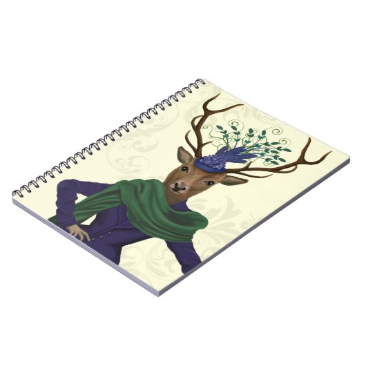 Hirsch und Faszinator 2 Notizblock (Linke Seite)