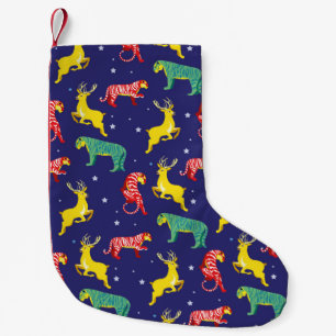 Hirsch und Tiger. Trends!_ Kleiner Weihnachtsstrumpf