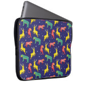 Hirsch und Tiger. Trends!_ Laptopschutzhülle (Vorne Rechts)