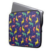 Hirsch und Tiger. Trends!_ Laptopschutzhülle (Vorderseite Links)