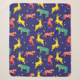 Hirsch und Tiger. Trends!_ Sherpadecke
