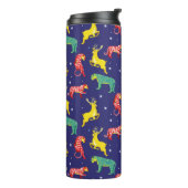 Hirsch und Tiger. Trends!_ Thermosbecher (Nach links gedreht)