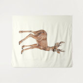 Hirsch Wandteppich (Vorderseite (Horizontal))