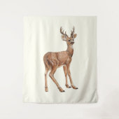 Hirsch Wandteppich (Vorderseite)