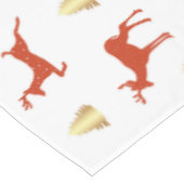 Hirsch-Weihnachtspapier Tischdecke (Schrägansicht)