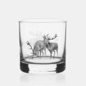 Hirsch Whiskyglas (Vorderseite)