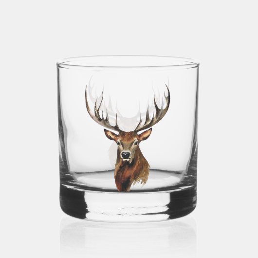 Hirsch Whiskyglas (Vorderseite)
