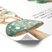 Hirsch - Wie groß ist das Bauchspiel der Mama Poster (Ecke)