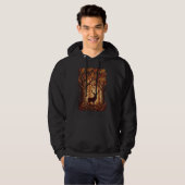 Hirsch-Wildlife im Herbstwald Hoodie (Vorne ganz)