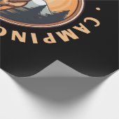 Hirsch - Wildnis - Camping Geschenkpapier (Ecke)
