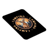 Hirsch - Wildnis - Camping Magnet (Rechte Seite)