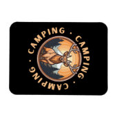 Hirsch - Wildnis - Camping Magnet (Horizontal)
