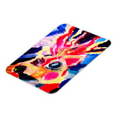Hirsch Winterfreude Magnet (Linke Seite)