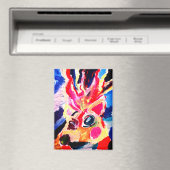 Hirsch Winterfreude Magnet (In Situ (Geschirrspüler))