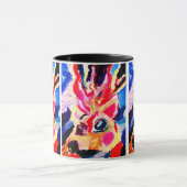 Hirsch Winterfreude Tasse (Zentrum)