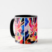 Hirsch Winterfreude Tasse (Vorderseite Links)