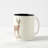 Hirsch Zweifarbige Tasse (VorderseiteRechts)