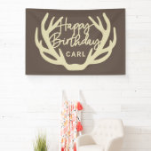 Hirschantler Glücklicher GeburtstagstBrauch Banner (InSitu)