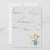 HirschBaby-Dusche Einladung (Rückseite)