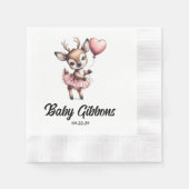 HirschBaby-Dusche Serviette (Vorderseite)