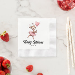 HirschBaby-Dusche Serviette